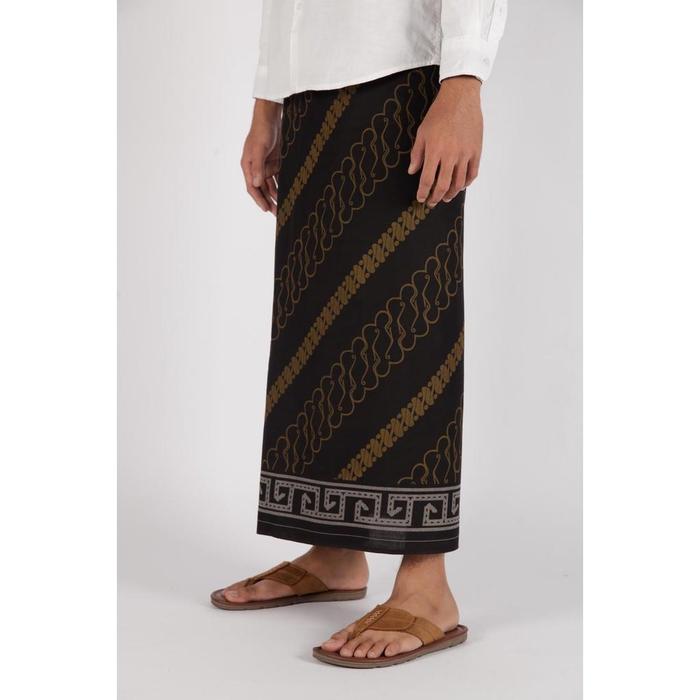 Panggung Jaya Indah Textile Mangga Gold Kembang Nusantara Batik Hitam GKNB05