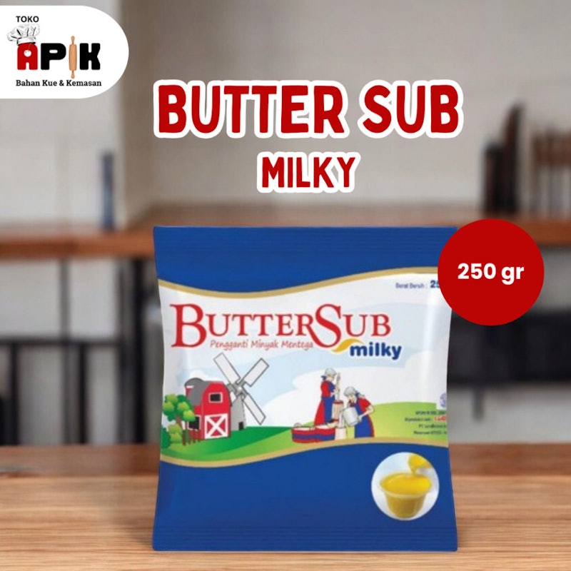 Buttersub Milky Pengganti Minyak Mentega 250 gram 2
