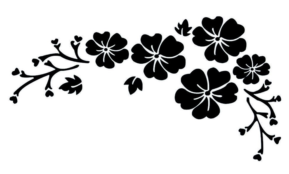 Cutting Stiker Flower Cute