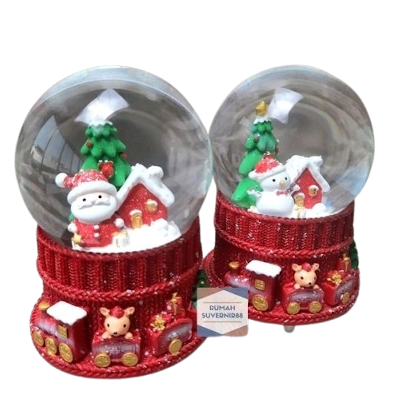 Kotak Musik Bola Kaca Kristal Snowball 1