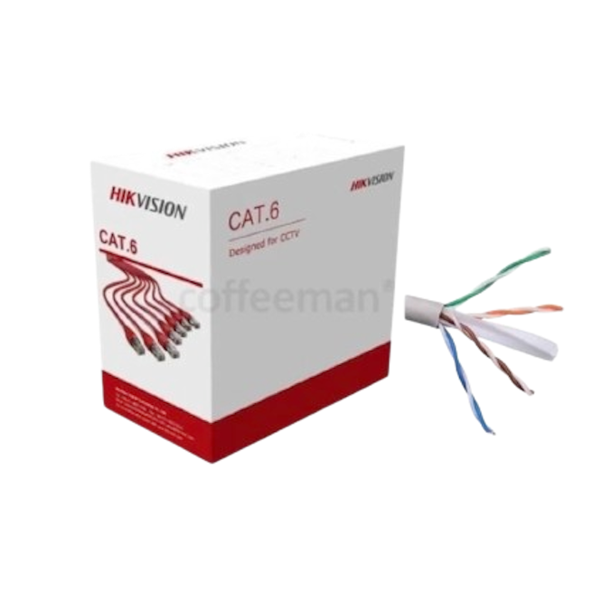 Hikvision CAT6 UTP Network Cable ｜ DS-1LN6U-W/CCA