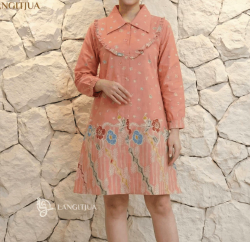  Langitjua Peach Batik Series Jumbo