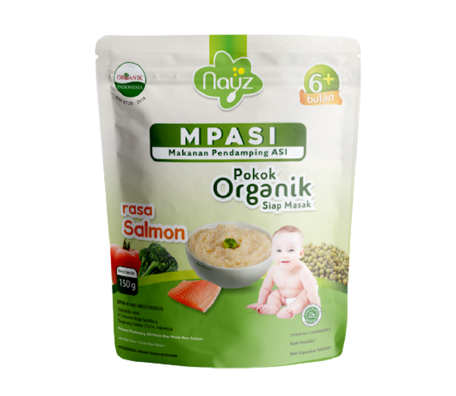 Bubur Bayi Organik Homemade Rasa Salmon