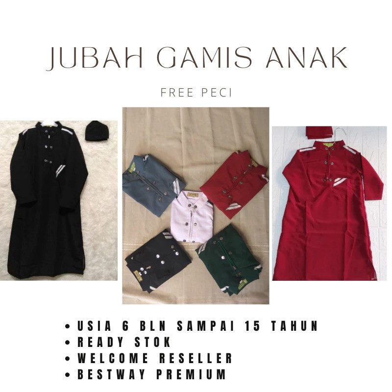   Al-Harbi Jubah Anak Laki-Laki