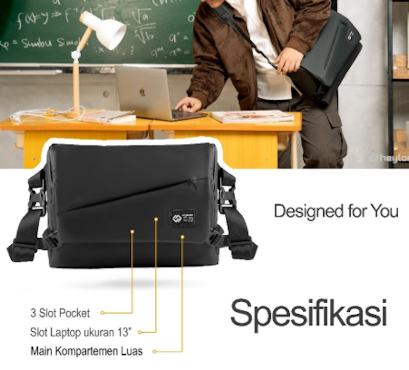 HEYLOOK Volta Sling Bag 3.0 Leather 5