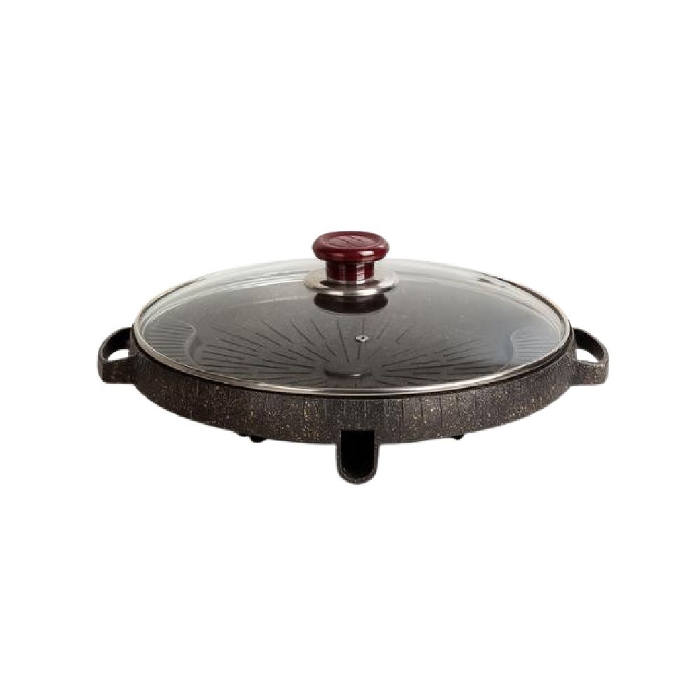 MOEGEN Bulgogi Pan 32 cm dengan Tutup Kaca dan Kompor