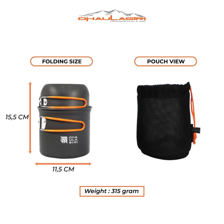 Dhaulagiri Indo Raya Dhaulagiri Cooking Set DH 100