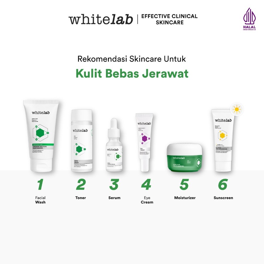 Natura Deca Kosmetika Whitelab Mugwort Deep Pore Clay Cleanser 