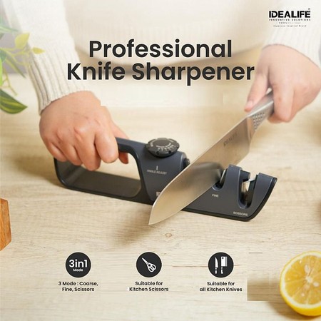Idealife Makmur IDEALIFE Pengasah Pisau  IL-160F