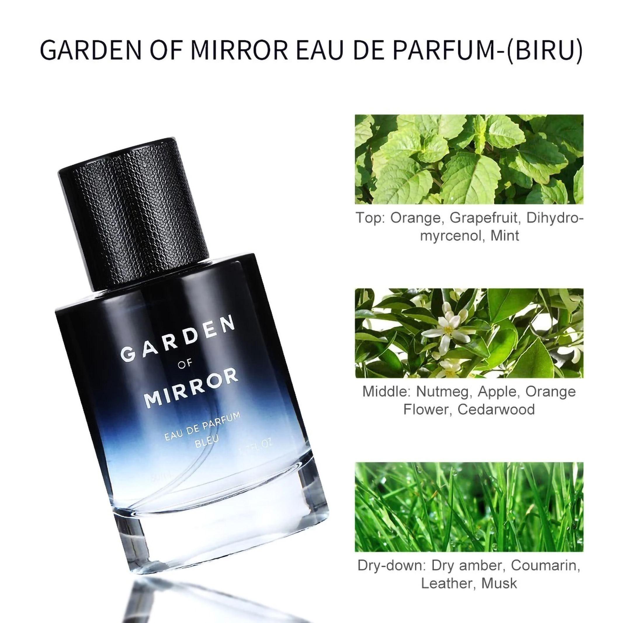 MINISO MINISO Garden of Mirror Eau de Parfum Bleu 