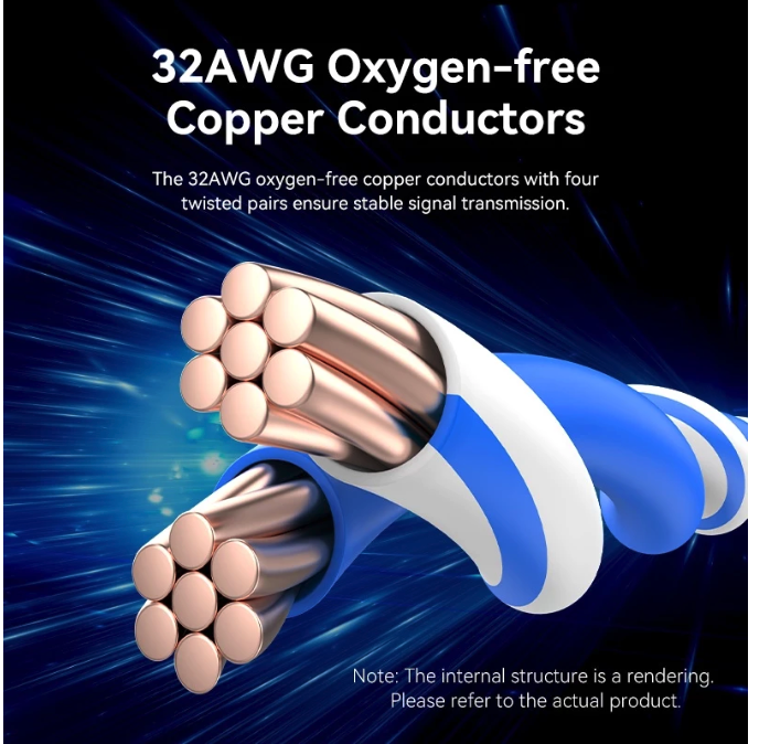 Sinshe Tekno Indonesia Vention CAT8 STP Ethernet Patch Cable