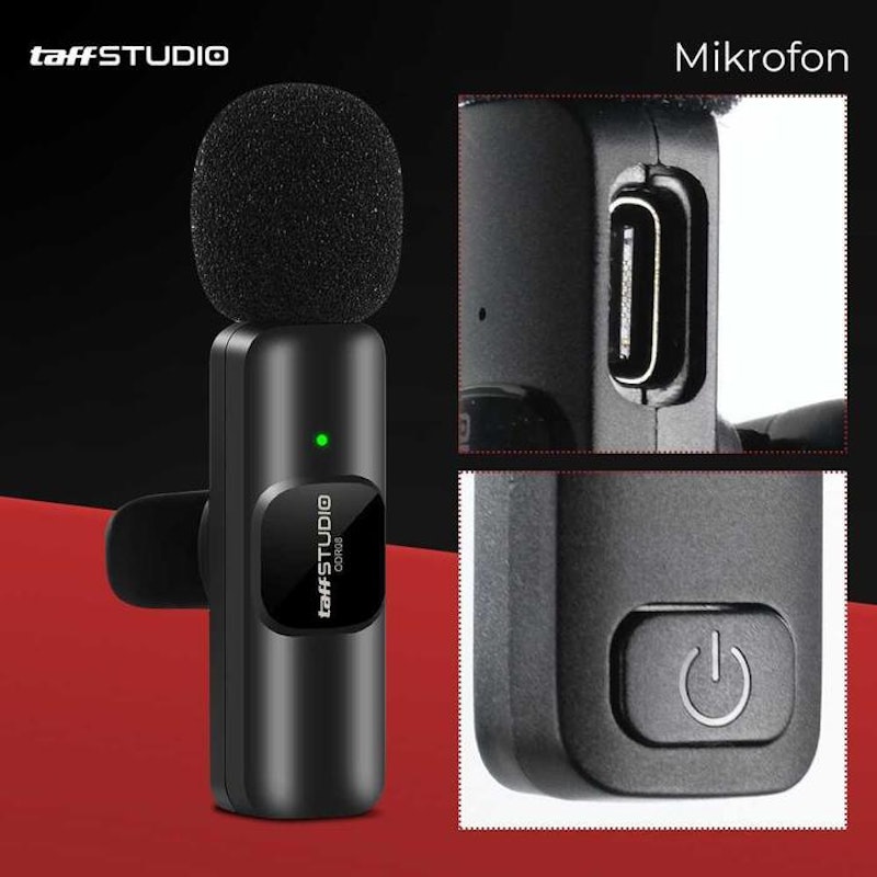 Taffware Wireless Lavalier Lapel Portable Microphone 2
