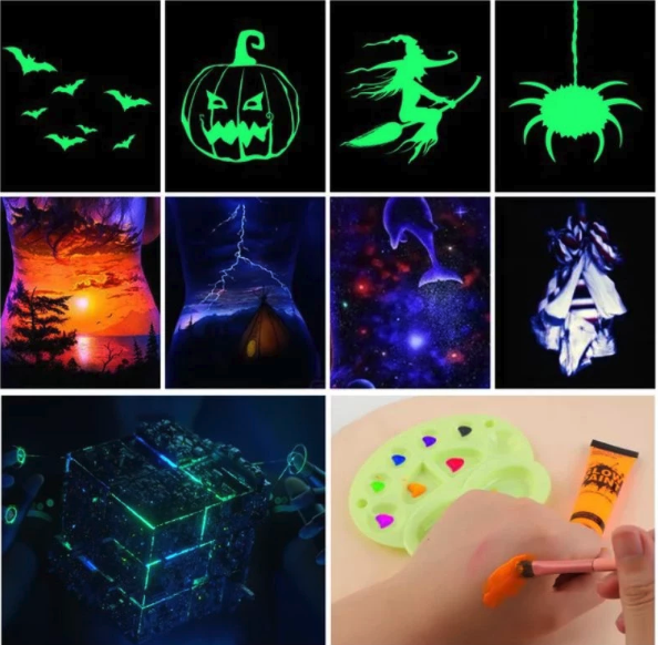  Paint Glow Body Paint Orange