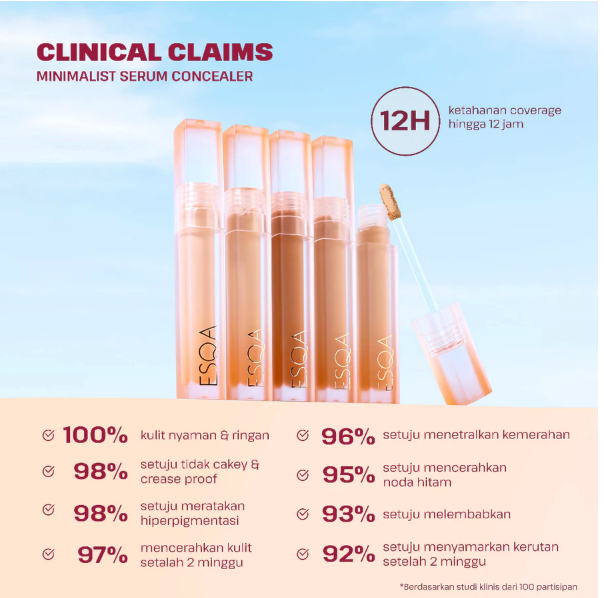 Keva Cosmetics International ESQA Minimalist Serum Concealer Caramel