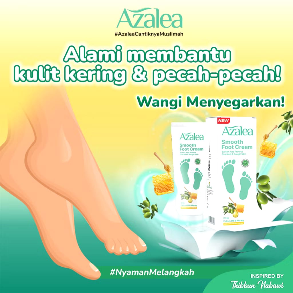 Gondowangi Tradisional Kosmetika Azalea Smooth Foot Cream