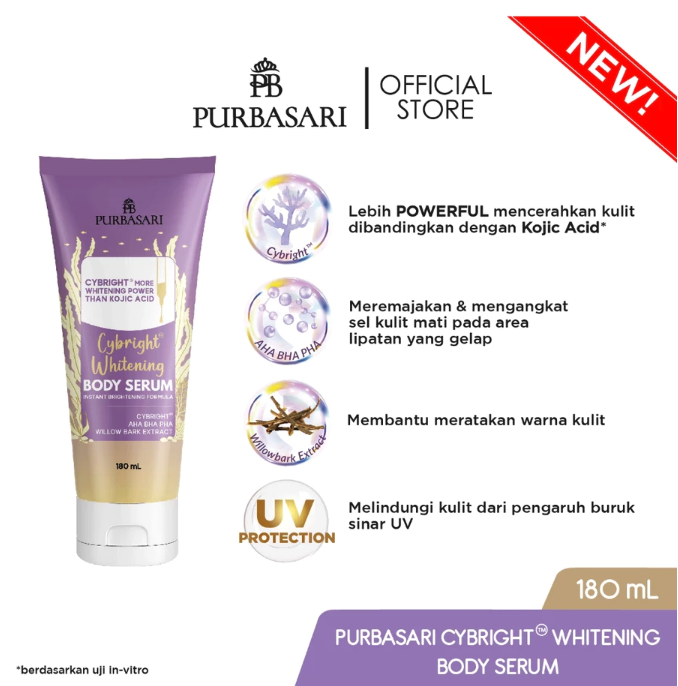 Gloria Origita Cosmetics Purbasari Cybright™ Whitening Body Serum
