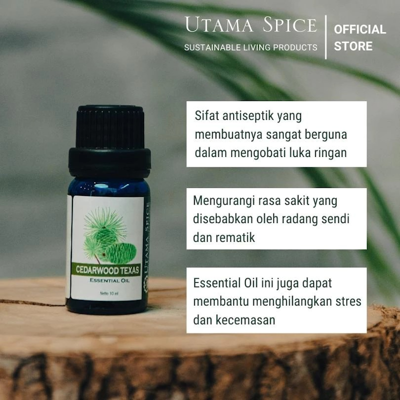 Utama Spice Cedarwood Texas Essential Oil 3