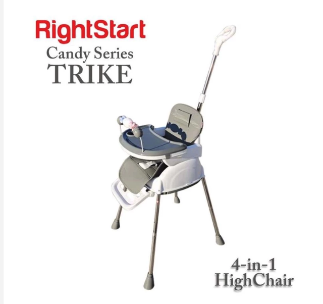 Right Start 4 in 1 High Chair Trike 3