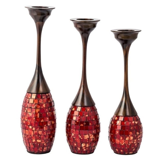 Mendekor Tempat Lilin Hias Meja