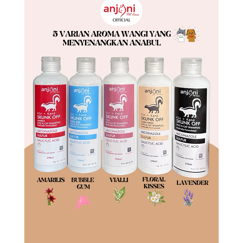 Anjani Group Anjani Pet Care Shampo Miconazole Lavender