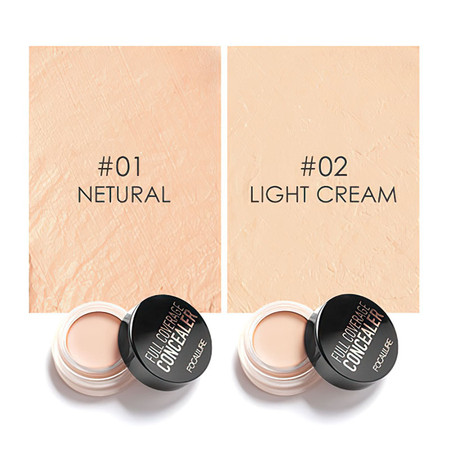 FCL Internasional Indonesia FOCALLURE Full Coverage Concealer #02 Light Cream