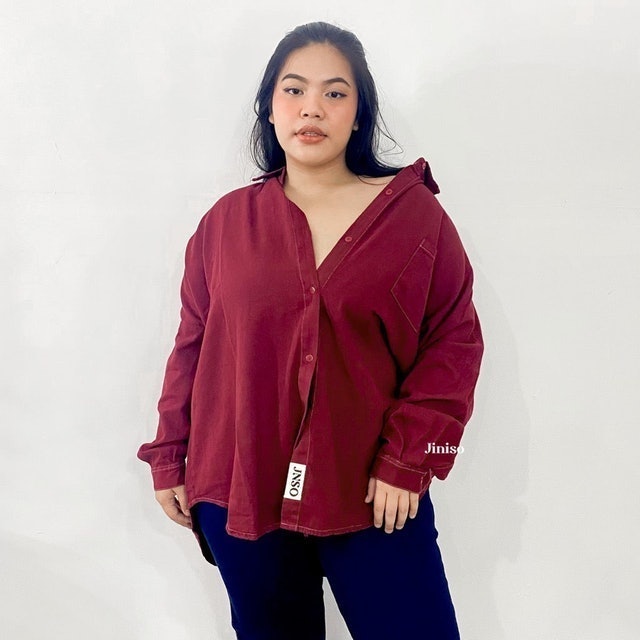 Big Size Kemeja Denim Oversize Hyper Active 3