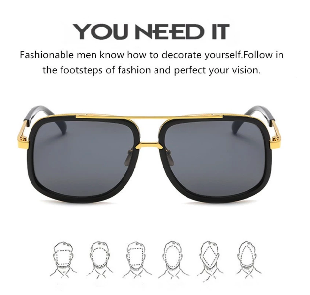 Bitzen Fashion Bitzen Polarized Sunglasses Hitam  BZ03