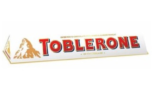 Toblerone Swiss White Chocolate with Honey & Almond Nougat