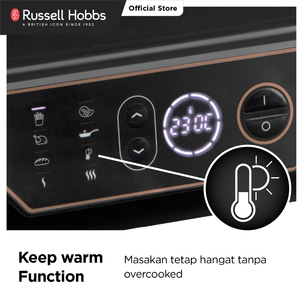 Ravalindo Megah Perkasa Russell Hobbs Satisfry Airfryer & Grill Multicooker