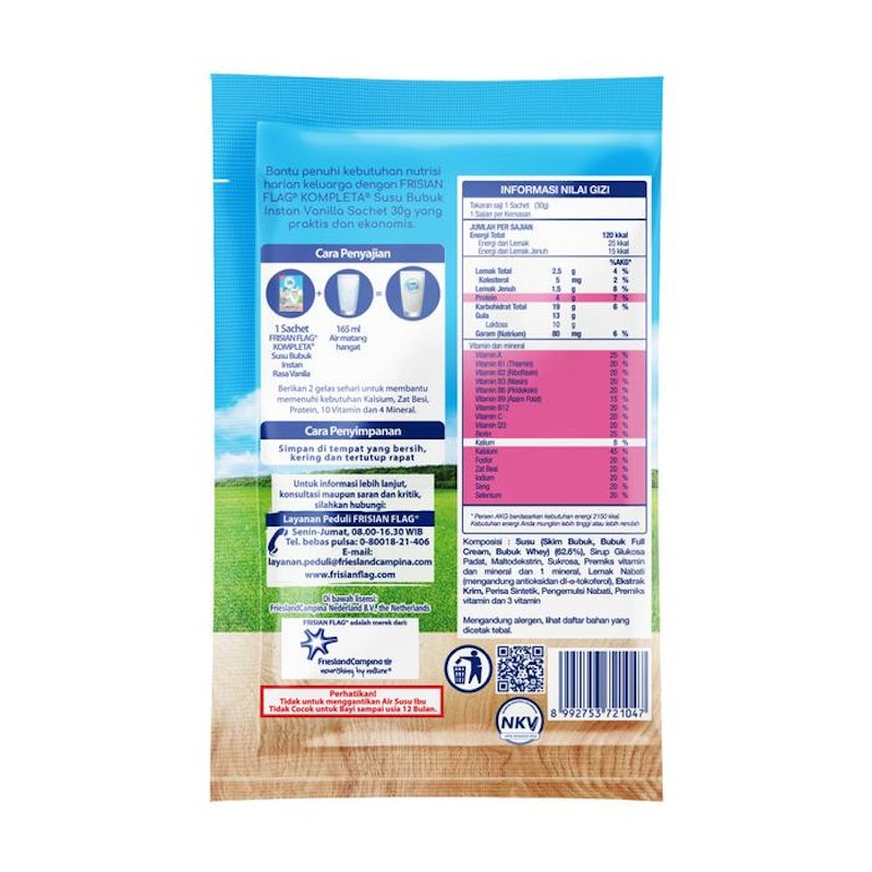 Frisian Flag Kompleta Vanila 3