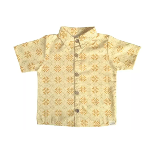 ARDENLEON ARDENLEON Collar Batik Shirt