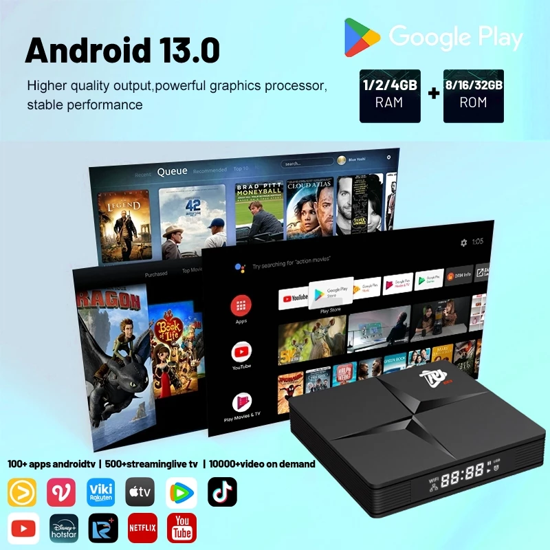  UPHOME Mini Android TV Box RK3528
