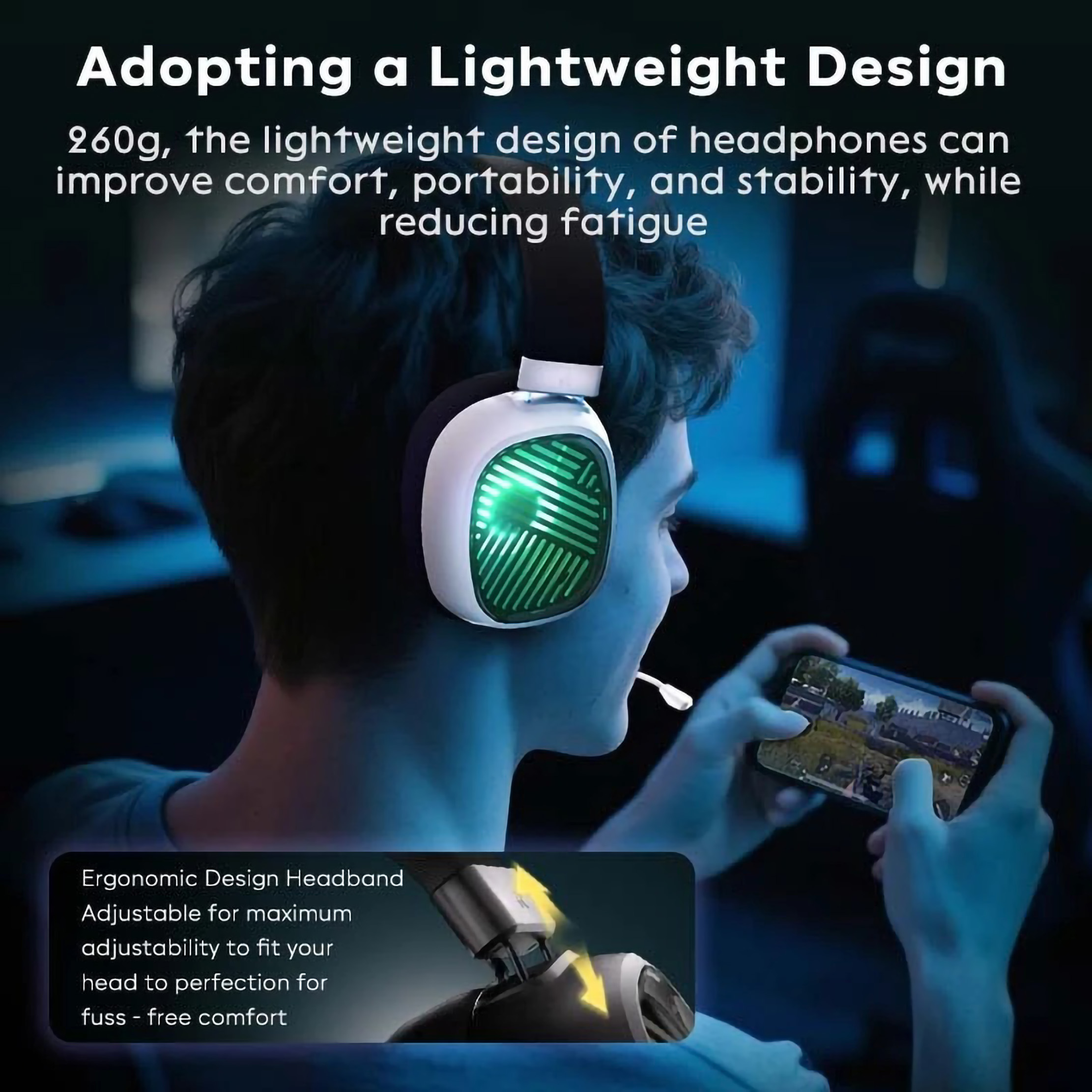  Koorfly Wireless Gaming Headset KF-X PRO