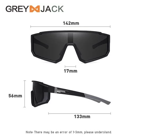 GREY JACK Eyewear Grey Jack Sport Sunglasses Black 3058