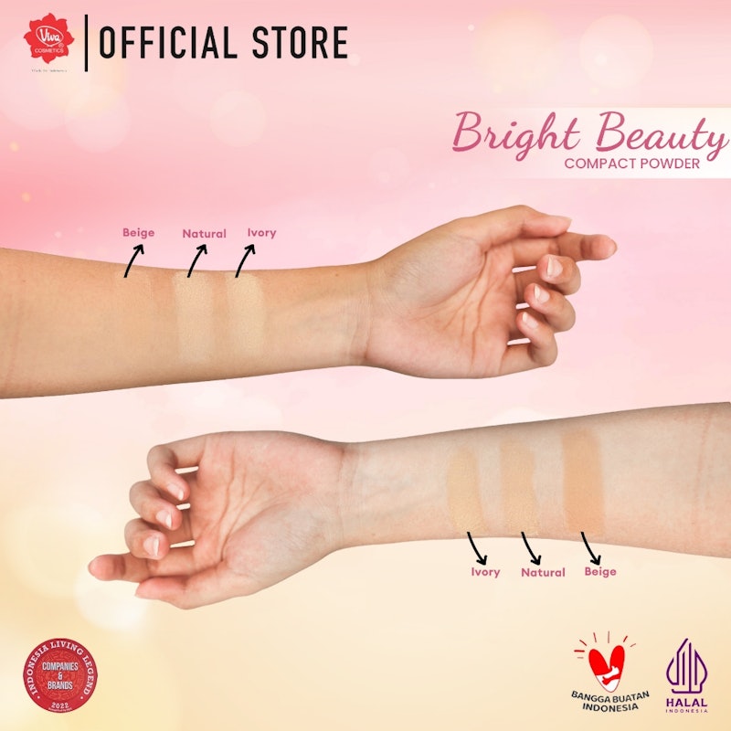 Bright Beauty Compact Powder with SPF 15 Natural 4