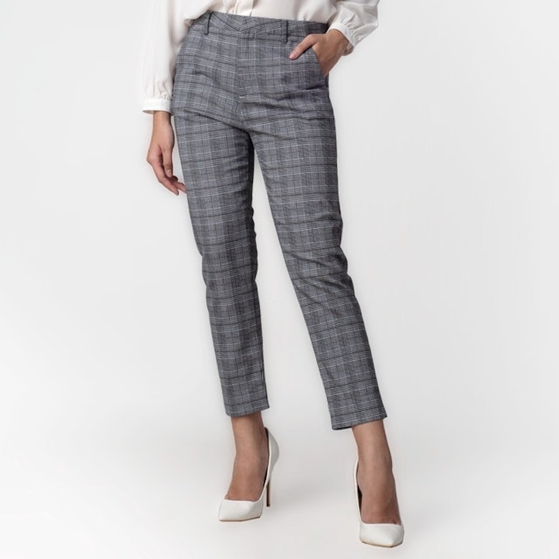 Tartan "Narae" Plaid Pants 4