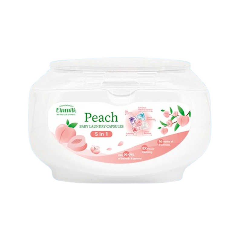 Einmilk Detergen Kapsul 5-in-1 Peach 1