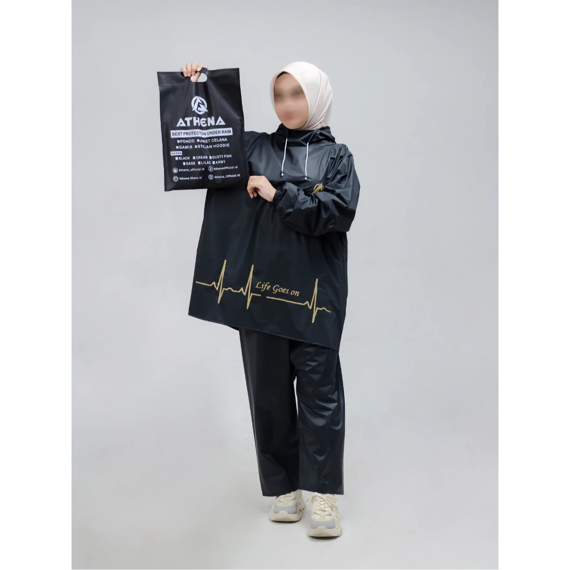 Athena Jas Hujan Hoodie 