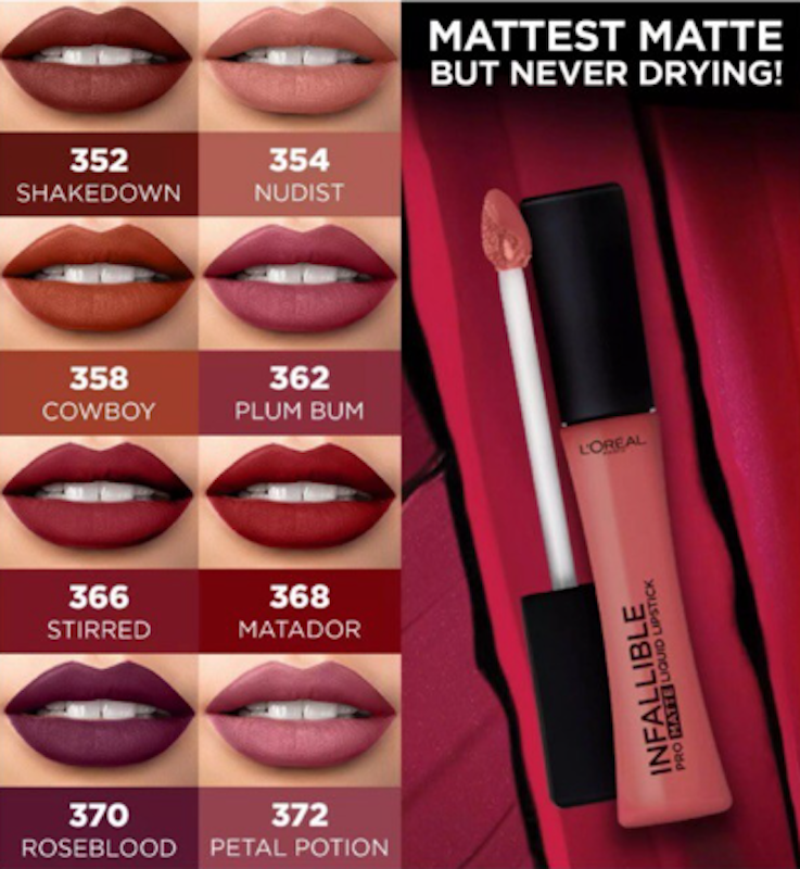 Infallible Pro-Matte Liquid Lip 5
