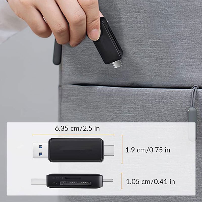  MeTiKo 2 in 1 Card Reader