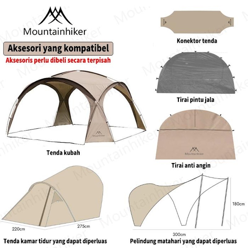Mountainhiker Tenda Dome 4