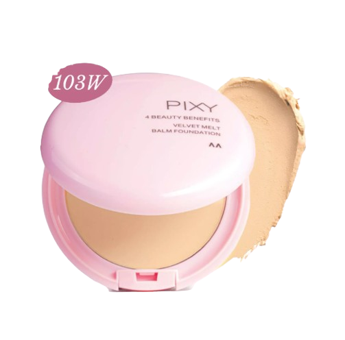 4 Beauty Benefits Velvet Melt Balm Foundation 103W Shell 1