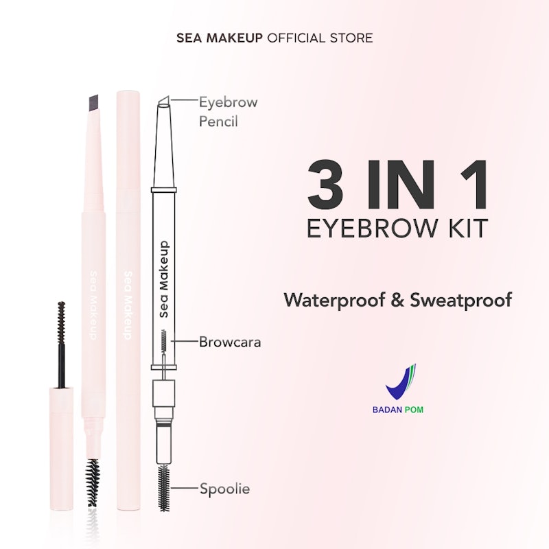 Sea Makeup Browshow Eyebrow Trio Kit 2