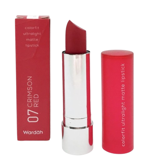 Wardah ｜ Colorfit Ultralight Matte Lipstick - 07 Crimson Red