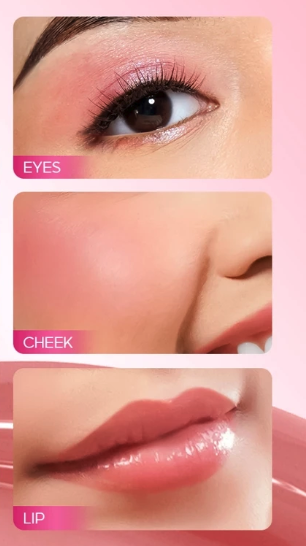  Sea Beauty Indonesia Sea Makeup Vibrant Flushed Liquid Blush Primrose Dawn