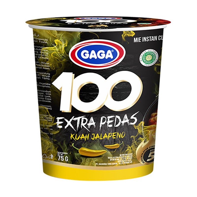 GAGA 100 Cup Extra Pedas Kuah Soto 2