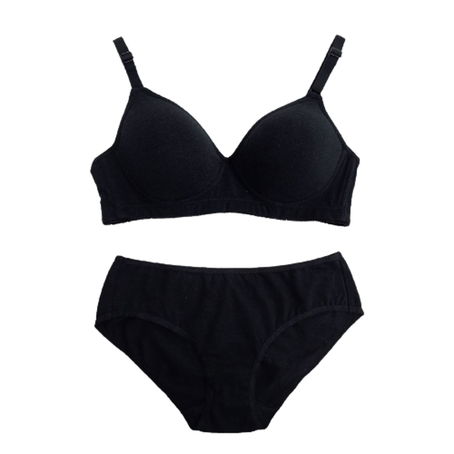 Pierre Cardin Natural Cotton Set Bra & Panty  ｜ 607-60003B