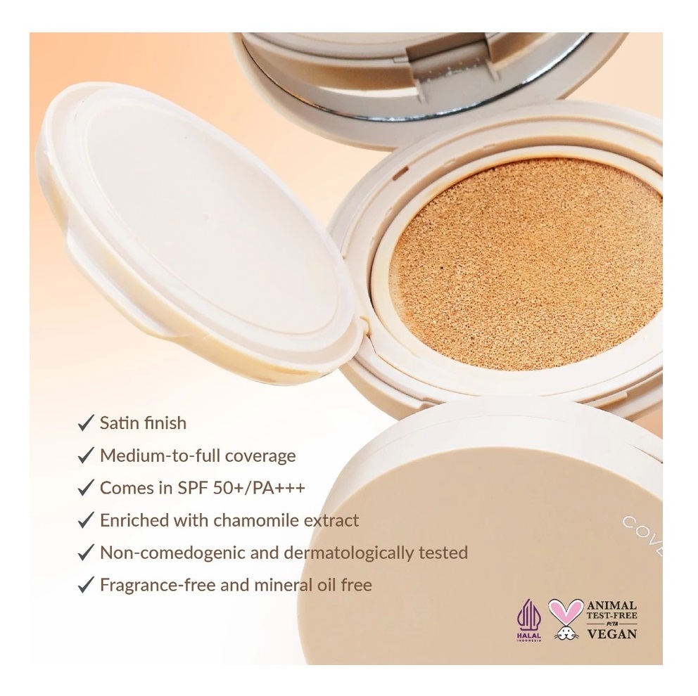 Lizzie Parra Kreasi BLP Beauty Cover Cushion (W35 Warm Medium Sand)