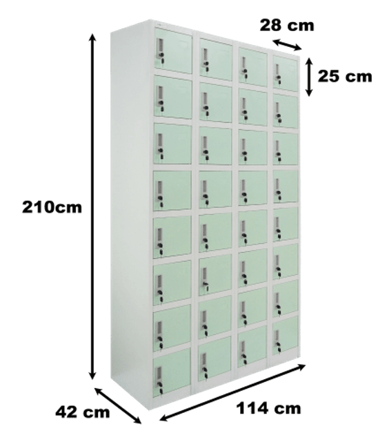 Sapporo  Loker Besi 32 Pintu STUTTGART