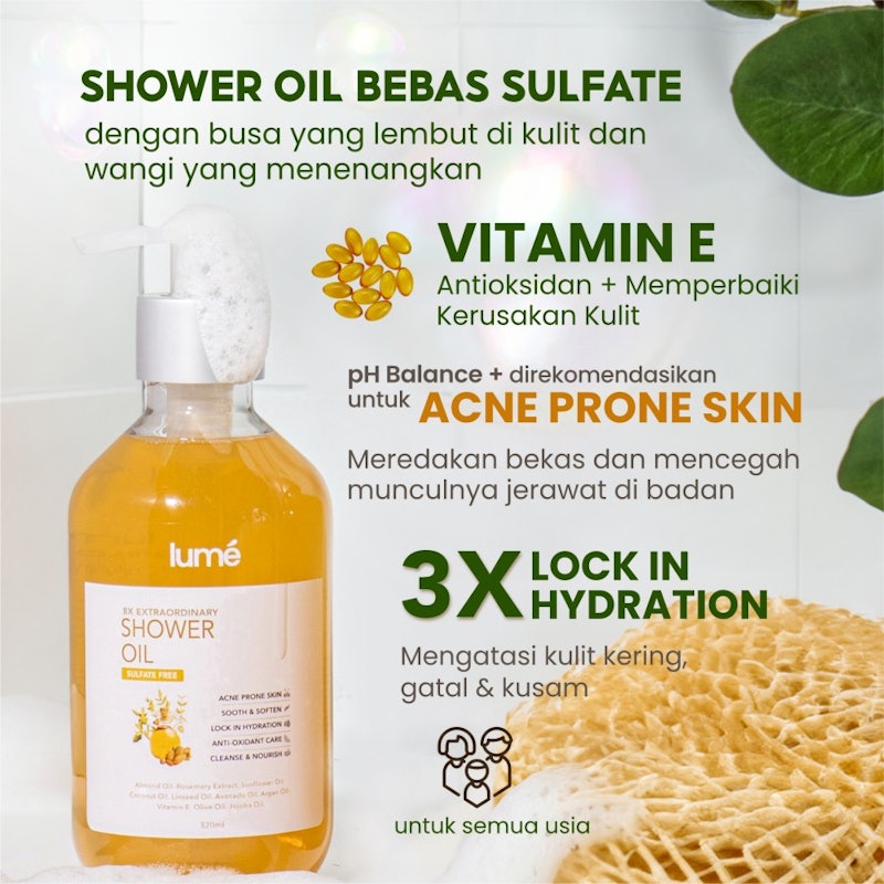 Lume 8x Extraordinary Shower Oil 4